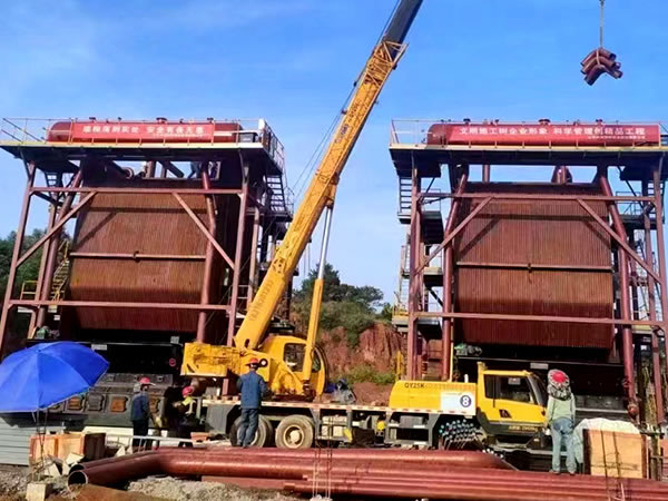 40噸角管式生物質(zhì)鍋爐